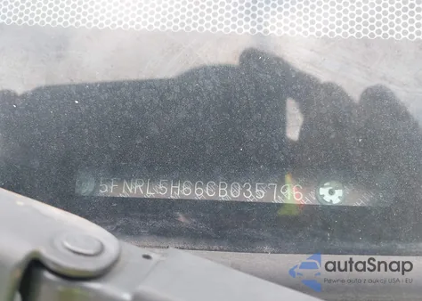 2012 Honda Odyssey Ex-L z USA, uszkodzony, nr VIN 5FNRL5H66CB035796